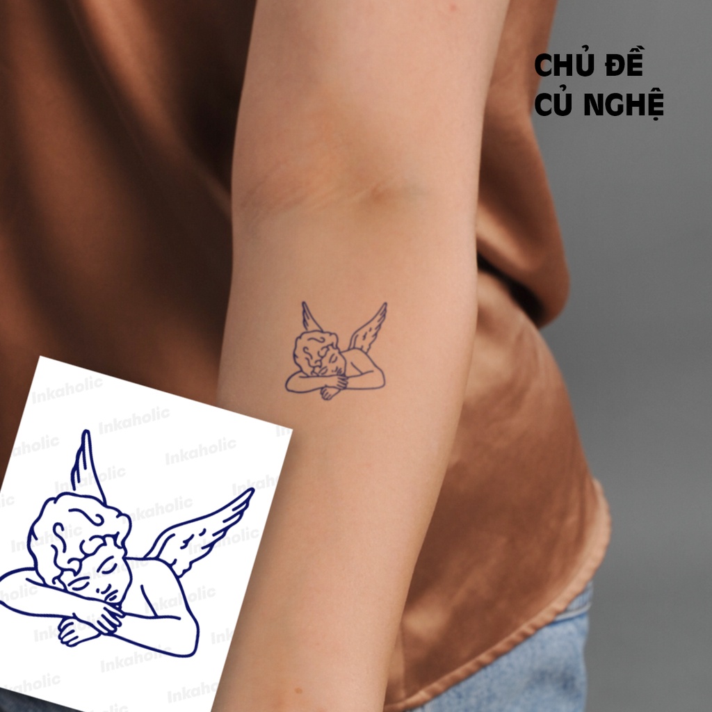 Set 30 miếng dán hình xăm nước tatoo xăm tạm thời 15 ngày mini tattoo đẹp  lạ bền màu giá sỉ, giá bán buôn - Thị Trường Sỉ